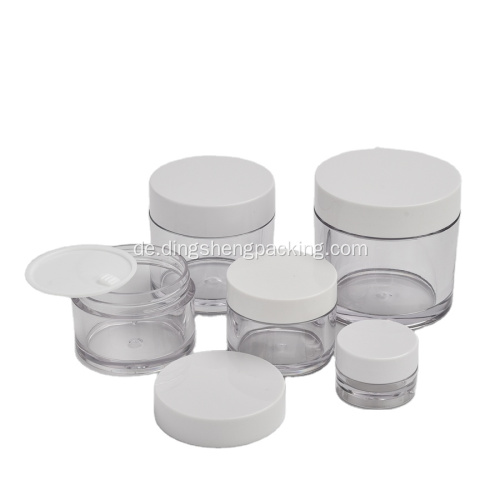 Kosmetische leere Creme Verpackung15g 30g 50g 100g PETG Glas Cometic Plastikglas